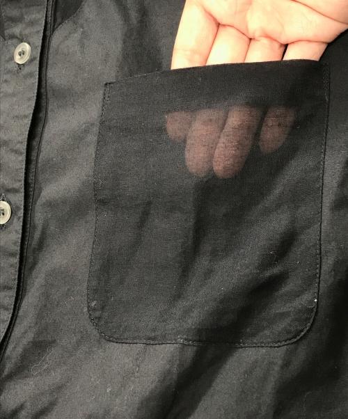 JUNIOR GAULTIER（ジュニアゴルチエ）JUNIOR GAULTIER (ジュニアゴルチエ) 切替シャツ ブラック サイズ:SIZE 40の古着・服飾アイテム