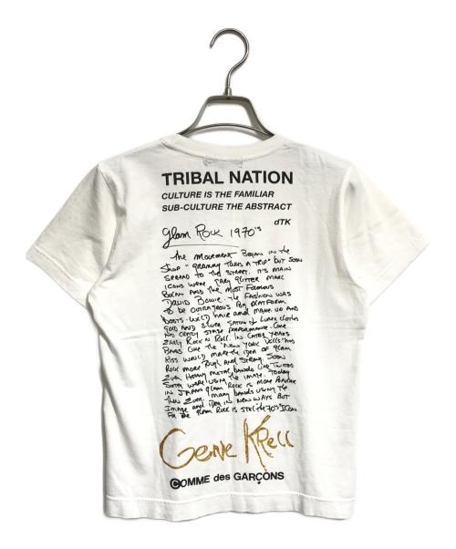 COMME des GARCONS（コムデギャルソン）COMME des GARCONS (コムデギャルソン) プリントTシャツ ホワイト サイズ:Sの古着・服飾アイテム