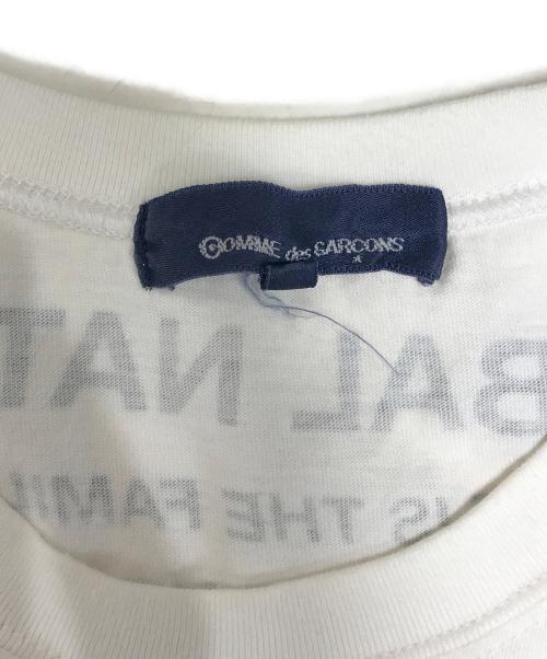 COMME des GARCONS（コムデギャルソン）COMME des GARCONS (コムデギャルソン) プリントTシャツ ホワイト サイズ:Sの古着・服飾アイテム