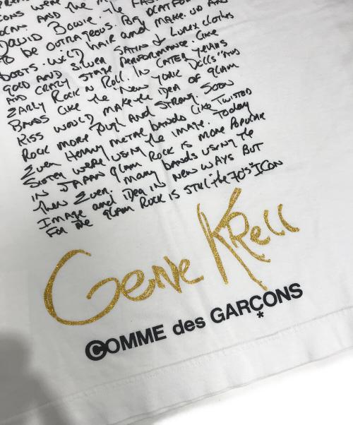 COMME des GARCONS（コムデギャルソン）COMME des GARCONS (コムデギャルソン) プリントTシャツ ホワイト サイズ:Sの古着・服飾アイテム