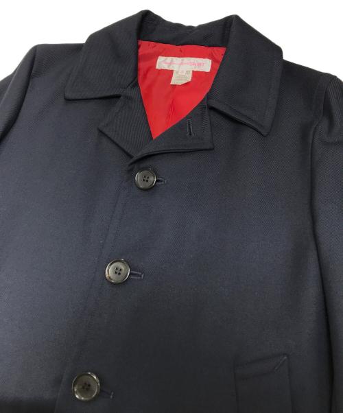 COMME des GARCONS SHIRT（コムデギャルソンシャツ）COMME des GARCONS SHIRT (コムデギャルソンシャツ) ギャバジンショートコート ネイビー サイズ:XSの古着・服飾アイテム