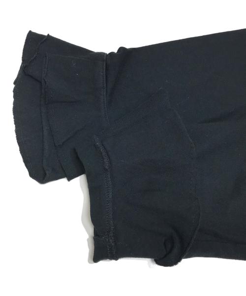 tricot COMME des GARCONS（トリココムデギャルソン）tricot COMME des GARCONS (トリココムデギャルソン) 丸襟袖フレアシャツ ブラック サイズ:表記なしの古着・服飾アイテム