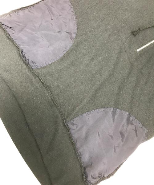 tricot COMME des GARCONS（トリココムデギャルソン）tricot COMME des GARCONS (トリココムデギャルソン) 異素材切替プルオーバーパーカー ブラック サイズ:表記なしの古着・服飾アイテム
