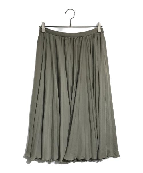 DRIES VAN NOTEN（ドリスヴァンノッテン）DRIES VAN NOTEN (ドリスヴァンノッテン) プリーツスカート グリーン サイズ:38の古着・服飾アイテム