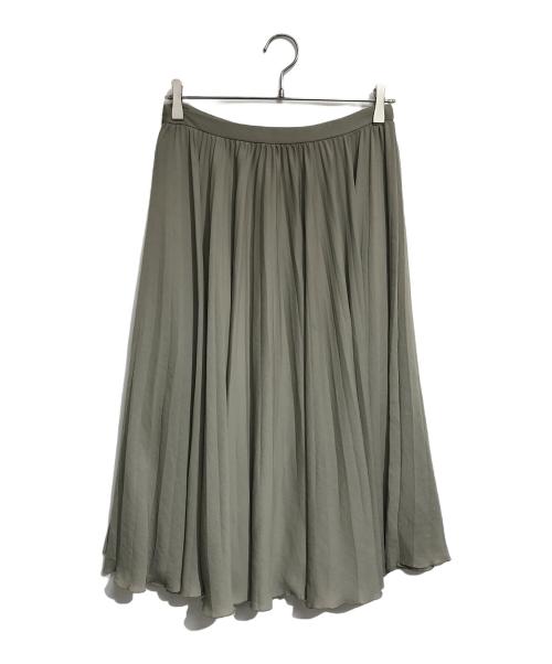 DRIES VAN NOTEN（ドリスヴァンノッテン）DRIES VAN NOTEN (ドリスヴァンノッテン) プリーツスカート グリーン サイズ:38の古着・服飾アイテム