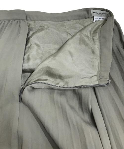 DRIES VAN NOTEN（ドリスヴァンノッテン）DRIES VAN NOTEN (ドリスヴァンノッテン) プリーツスカート グリーン サイズ:38の古着・服飾アイテム