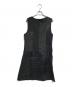 tricot COMME des GARCONS (トリココムデギャルソン) パッチワークノースリーブワンピース ブラック サイズ:表記なし：23000円