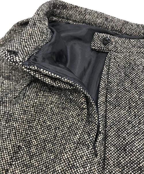 Jean Paul GAULTIER CLASSIQUE（ジャンポールゴルチエクラシック）Jean Paul GAULTIER CLASSIQUE (ジャンポールゴルチエクラシック) ツイードプリーツスカート ブラック サイズ:40の古着・服飾アイテム