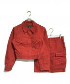 JUNIOR GAULTIERジュニアゴルチエ）の古着「セットアップ」｜レッド