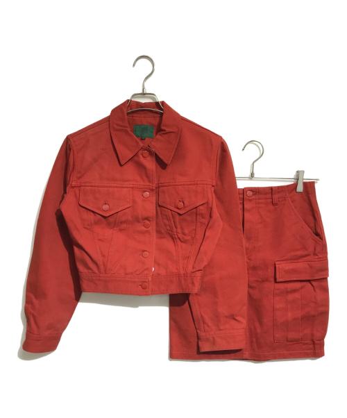 JUNIOR GAULTIER（ジュニアゴルチエ）JUNIOR GAULTIER (ジュニアゴルチエ) セットアップ レッド サイズ:42の古着・服飾アイテム