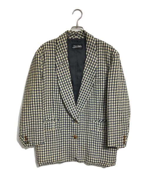 Jean Paul GAULTIER（ジャンポールゴルチェ）Jean Paul GAULTIER (ジャンポールゴルチェ) テーラードジャケット アイボリー サイズ:9の古着・服飾アイテム