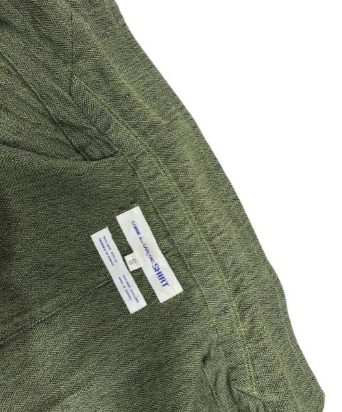 COMME des GARCONS SHIRT（コムデギャルソンシャツ）COMME des GARCONS SHIRT (コムデギャルソンシャツ) ウールリネンHBTジャケット グリーン サイズ:Sの古着・服飾アイテム