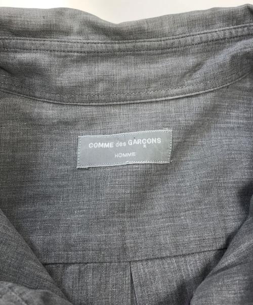 COMME des GARCONS HOMME（コムデギャルソン オム）COMME des GARCONS HOMME (コムデギャルソン オム) 比翼シャツ グレー サイズ:不明の古着・服飾アイテム
