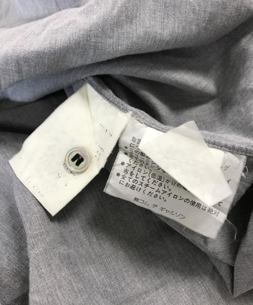COMME des GARCONS HOMME（コムデギャルソン オム）COMME des GARCONS HOMME (コムデギャルソン オム) 比翼シャツ グレー サイズ:不明の古着・服飾アイテム