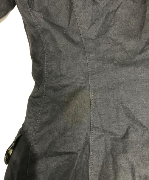 JUNIOR GAULTIER（ジュニアゴルチエ）JUNIOR GAULTIER (ジュニアゴルチエ) 裏地レオパードジャケット ブラック サイズ:42の古着・服飾アイテム