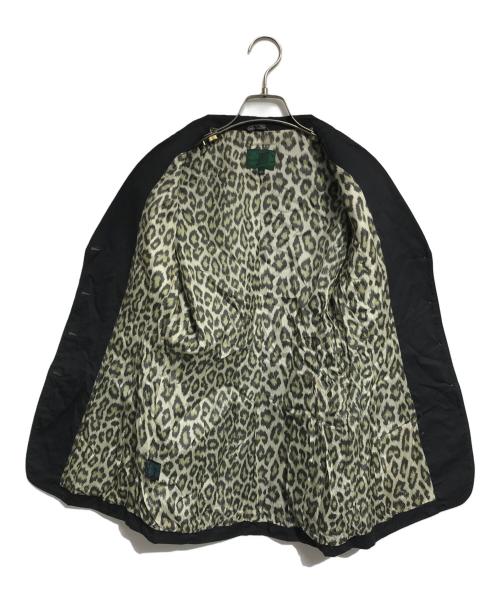 JUNIOR GAULTIER（ジュニアゴルチエ）JUNIOR GAULTIER (ジュニアゴルチエ) 裏地レオパードジャケット ブラック サイズ:42の古着・服飾アイテム
