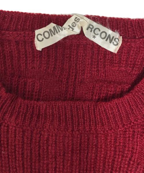 COMME des GARCONS（コムデギャルソン）COMME des GARCONS (コムデギャルソン) フラワーニット レッド サイズ:表記なしの古着・服飾アイテム