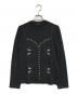 tricot COMME des GARCONS（トリココムデギャルソン）の古着「パール装飾ニット」｜ブラック
