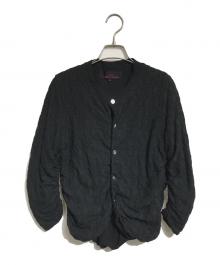 tricot COMME des GARCONS（トリココムデギャルソン）の古着「変形シャツ」｜ブラック