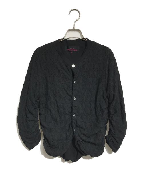 tricot COMME des GARCONS（トリココムデギャルソン）tricot COMME des GARCONS (トリココムデギャルソン) 変形シャツ ブラック サイズ:Mの古着・服飾アイテム