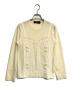 tricot COMME des GARCONS（トリココムデギャルソン）の古着「パール装飾ニット」｜アイボリー