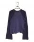 tricot COMME des GARCONS (トリココムデギャルソン) 装飾パッチワークニット パープル サイズ:表記なし：18000円