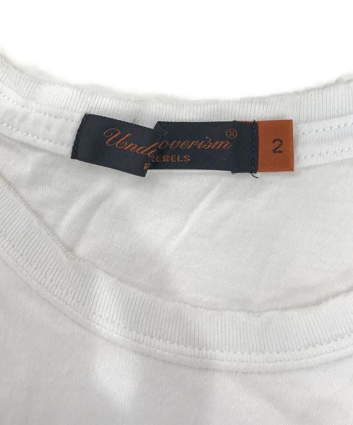UNDERCOVERISM（アンダーカバーイズム）UNDERCOVERISM (アンダーカバーイズム) スカルプリントTシャツ ホワイト サイズ:2の古着・服飾アイテム