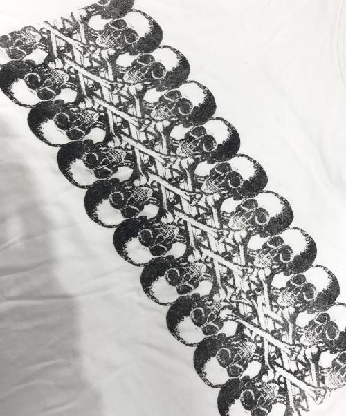 UNDERCOVERISM（アンダーカバーイズム）UNDERCOVERISM (アンダーカバーイズム) スカルプリントTシャツ ホワイト サイズ:2の古着・服飾アイテム