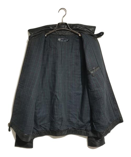 POLO RALPH LAUREN（ポロ・ラルフローレン）POLO RALPH LAUREN (ポロ・ラルフローレン) レザースイングトップ ブラック サイズ:Lの古着・服飾アイテム