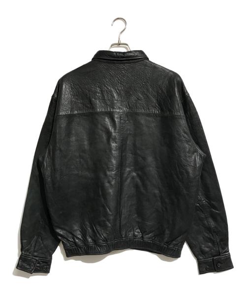 POLO RALPH LAUREN（ポロ・ラルフローレン）POLO RALPH LAUREN (ポロ・ラルフローレン) レザースイングトップ ブラック サイズ:Lの古着・服飾アイテム