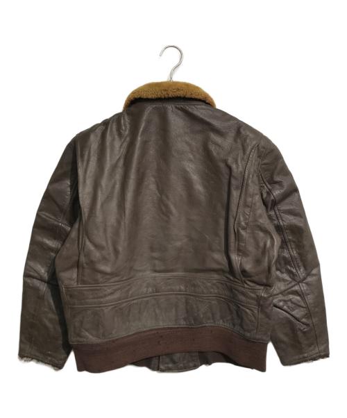 VINTAGE MILITARY（ヴィンテージ ミリタリー）VINTAGE MILITARY (ヴィンテージ ミリタリー) U'S NAVY 60’s G-1フライトジャケット ブラウン サイズ:44の古着・服飾アイテム