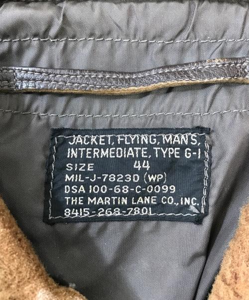 VINTAGE MILITARY（ヴィンテージ ミリタリー）VINTAGE MILITARY (ヴィンテージ ミリタリー) U'S NAVY 60’s G-1フライトジャケット ブラウン サイズ:44の古着・服飾アイテム