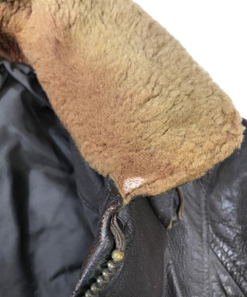 VINTAGE MILITARY（ヴィンテージ ミリタリー）VINTAGE MILITARY (ヴィンテージ ミリタリー) U'S NAVY 60’s G-1フライトジャケット ブラウン サイズ:44の古着・服飾アイテム