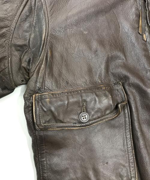 VINTAGE MILITARY（ヴィンテージ ミリタリー）VINTAGE MILITARY (ヴィンテージ ミリタリー) U'S NAVY 60’s G-1フライトジャケット ブラウン サイズ:44の古着・服飾アイテム