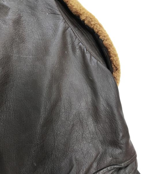 VINTAGE MILITARY（ヴィンテージ ミリタリー）VINTAGE MILITARY (ヴィンテージ ミリタリー) U'S NAVY 60’s G-1フライトジャケット ブラウン サイズ:44の古着・服飾アイテム