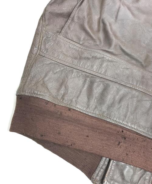 VINTAGE MILITARY（ヴィンテージ ミリタリー）VINTAGE MILITARY (ヴィンテージ ミリタリー) U'S NAVY 60’s G-1フライトジャケット ブラウン サイズ:44の古着・服飾アイテム