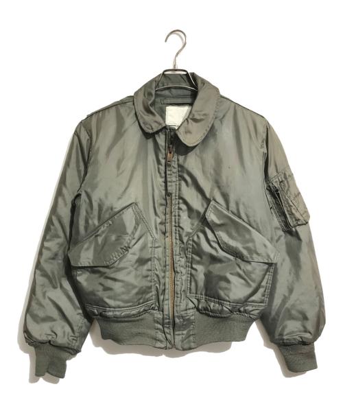 VINTAGE MILITARY（ヴィンテージ ミリタリー）VINTAGE MILITARY (ヴィンテージ ミリタリー) CWU-45/P フライトジャケット グリーン サイズ:表記なしの古着・服飾アイテム