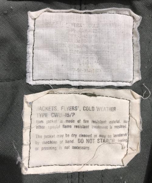 VINTAGE MILITARY（ヴィンテージ ミリタリー）VINTAGE MILITARY (ヴィンテージ ミリタリー) CWU-45/P フライトジャケット グリーン サイズ:表記なしの古着・服飾アイテム