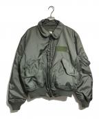 VINTAGE MILITARYヴィンテージ ミリタリー）の古着「US ARMY CWU-45P フライトジャケット」｜グリーン