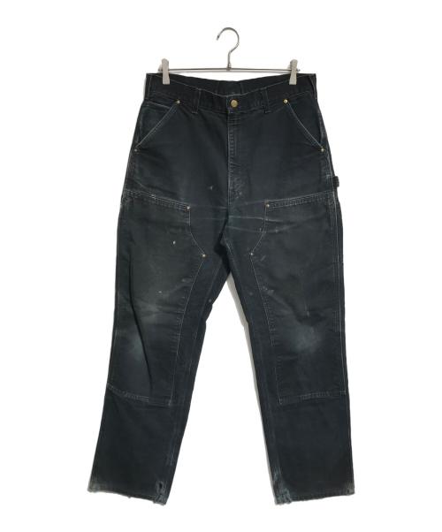 CarHartt（カーハート）CarHartt (カーハート) ダブルニーダックパンツ ブラック サイズ:表記なしの古着・服飾アイテム