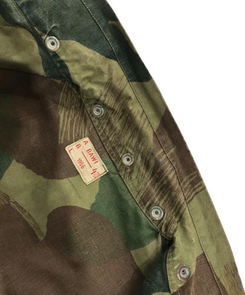 VINTAGE MILITARY（ヴィンテージ ミリタリー）VINTAGE MILITARY (ヴィンテージ ミリタリー) Belgian Army(ベルギー軍) 50’sデニソンスモック グリーン サイズ:4の古着・服飾アイテム