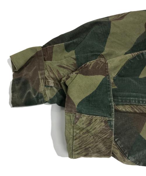 VINTAGE MILITARY（ヴィンテージ ミリタリー）VINTAGE MILITARY (ヴィンテージ ミリタリー) Belgian Army(ベルギー軍) 50’sデニソンスモック グリーン サイズ:4の古着・服飾アイテム