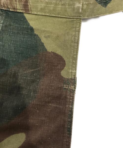 VINTAGE MILITARY（ヴィンテージ ミリタリー）VINTAGE MILITARY (ヴィンテージ ミリタリー) Belgian Army(ベルギー軍) 50’sデニソンスモック グリーン サイズ:4の古着・服飾アイテム