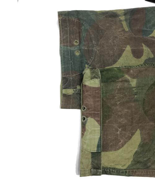 VINTAGE MILITARY（ヴィンテージ ミリタリー）VINTAGE MILITARY (ヴィンテージ ミリタリー) Belgian Army(ベルギー軍) 50’s ブラッシュストロークカモパンツ グリーン サイズ:5の古着・服飾アイテム