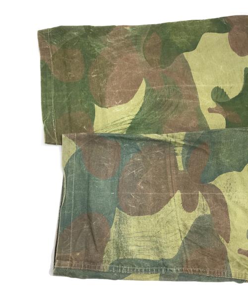 VINTAGE MILITARY（ヴィンテージ ミリタリー）VINTAGE MILITARY (ヴィンテージ ミリタリー) Belgian Army(ベルギー軍) 50’s ブラッシュストロークカモパンツ グリーン サイズ:5の古着・服飾アイテム
