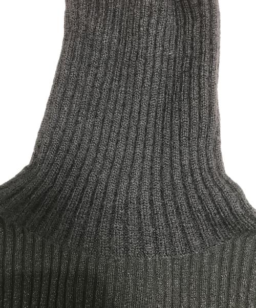 Jean Paul Gaultier homme（ジャンポールゴルチェオム）Jean Paul Gaultier homme (ジャンポールゴルチェオム) ロングスリーブラメニット ブラック サイズ:48の古着・服飾アイテム