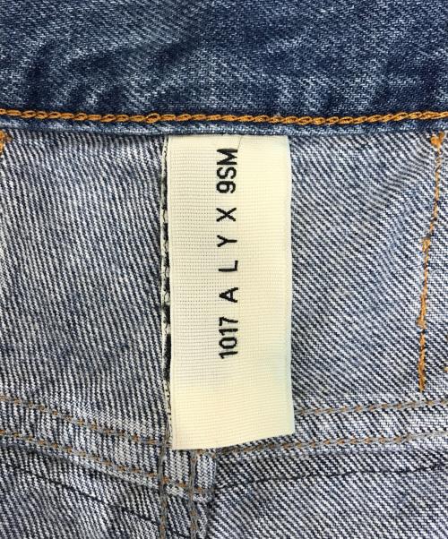 1017 ALYX 9SM（テンセブンティーン アリクス ナインエスエム）1017 ALYX 9SM (テンセブンティーン アリクス ナインエスエム) blackmeans (ブラックミーンズ) デストロイデニムパンツ インディゴ サイズ:32の古着・服飾アイテム