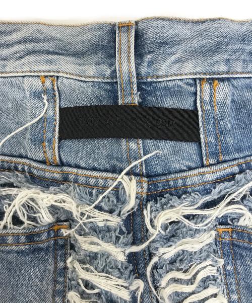 1017 ALYX 9SM（テンセブンティーン アリクス ナインエスエム）1017 ALYX 9SM (テンセブンティーン アリクス ナインエスエム) blackmeans (ブラックミーンズ) デストロイデニムパンツ インディゴ サイズ:32の古着・服飾アイテム