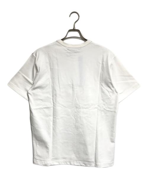 JUNYA WATANABE COMME des GARCONS（(ジュンヤワタナベ コムデギャルソン）JUNYA WATANABE COMME des GARCONS ((ジュンヤワタナベ コムデギャルソン) プリントTシャツ ホワイト サイズ:Mの古着・服飾アイテム