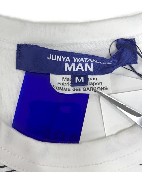 JUNYA WATANABE COMME des GARCONS（(ジュンヤワタナベ コムデギャルソン）JUNYA WATANABE COMME des GARCONS ((ジュンヤワタナベ コムデギャルソン) プリントTシャツ ホワイト サイズ:Mの古着・服飾アイテム